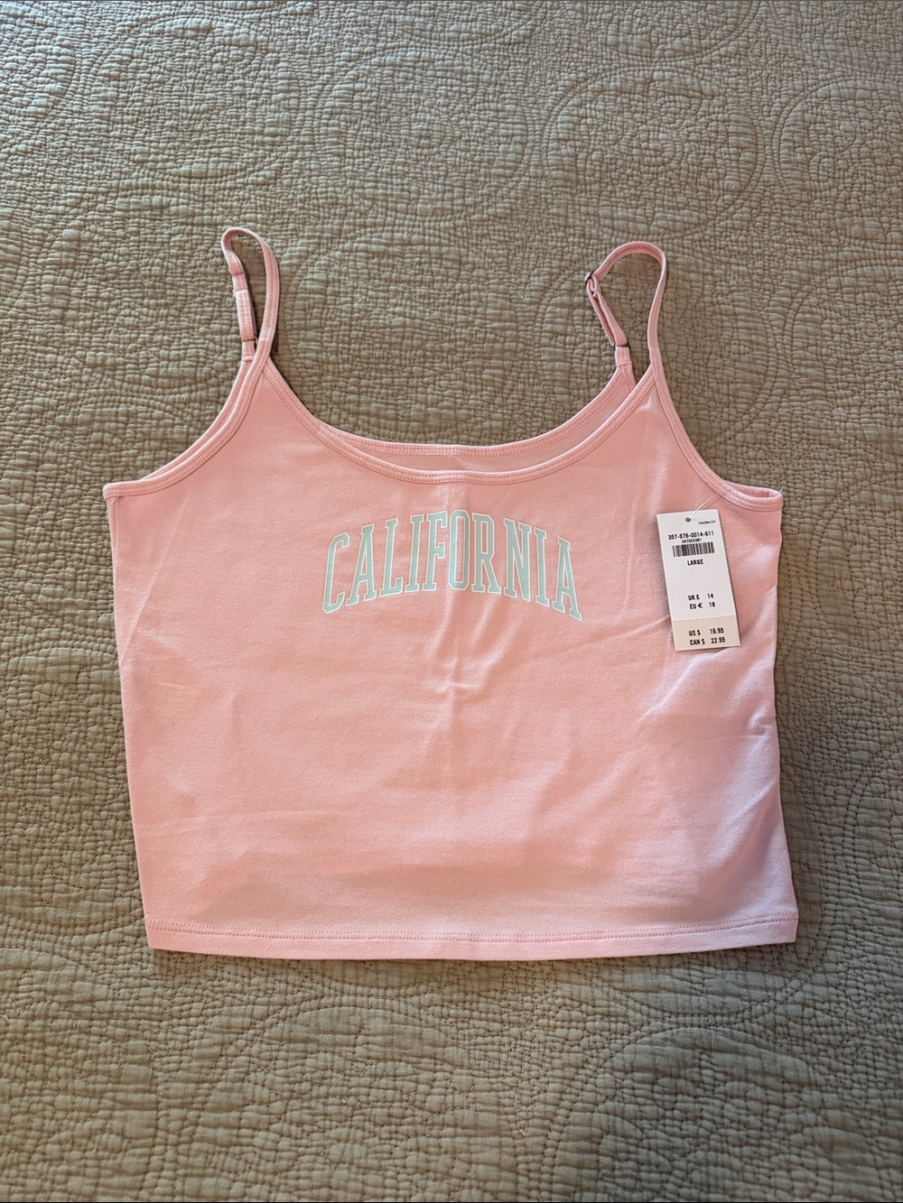Hollister 'California' Cropped Tank Top